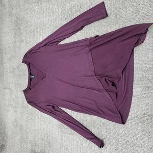 White House Black Market Top Red Long Sleeve Women's Size Medium